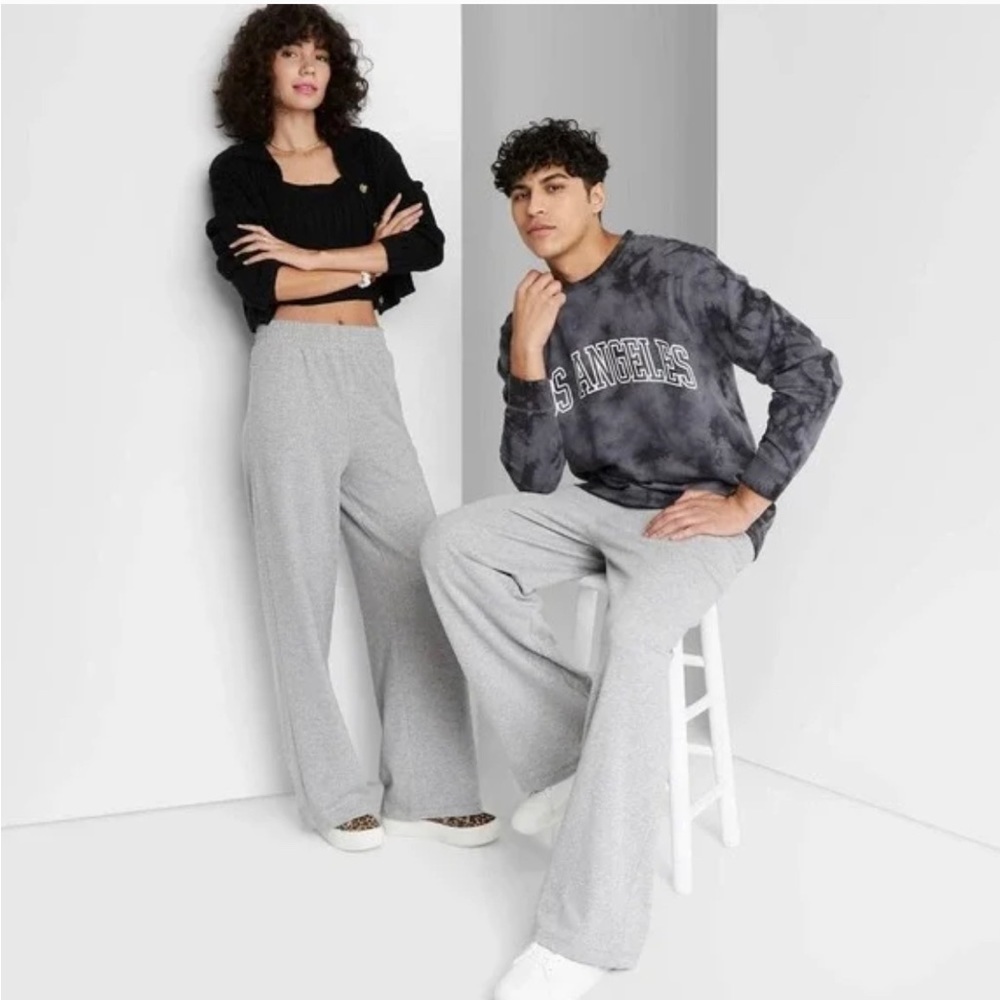 STRAIGHT Leg High Rise Sweatpants - Wild Fable Pockets Lounge Regular Fit